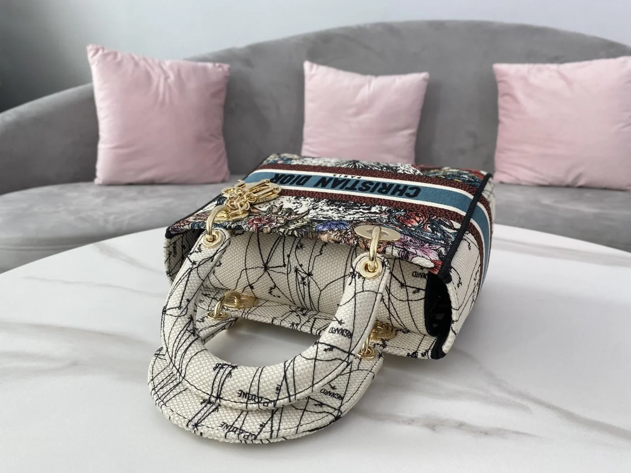 디올 레이디 D-Lite 컨스텔레이션 미디움 백