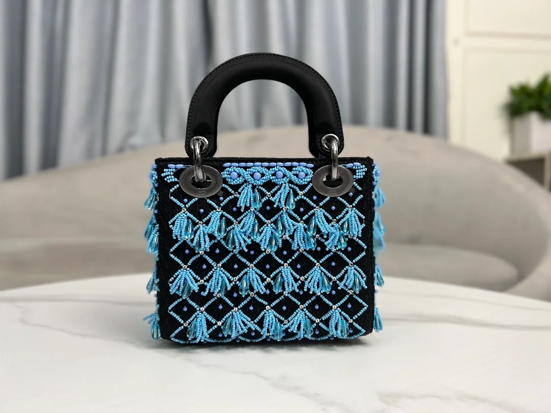 디올 레이디 워터 드롭 블루 백