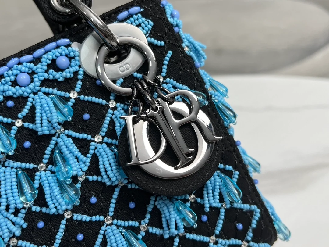 디올 레이디 워터 드롭 블루 백