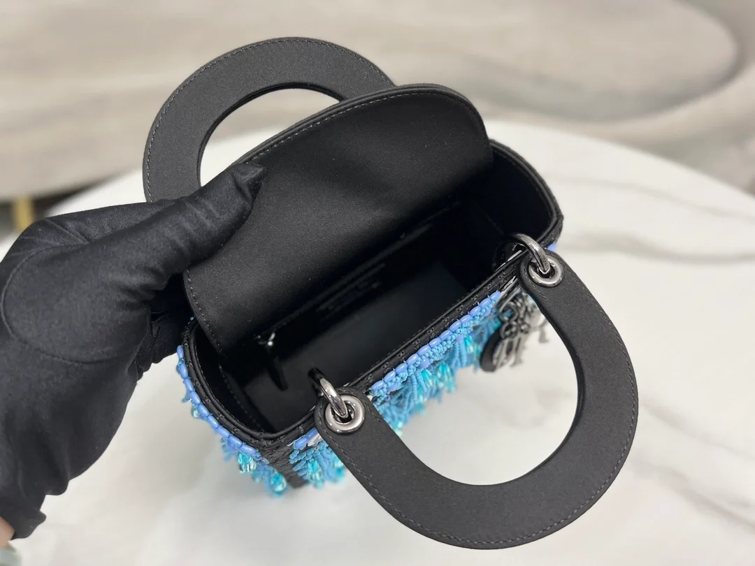 디올 레이디 워터 드롭 블루 백