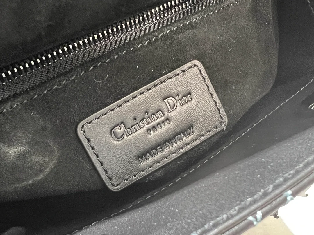 디올 레이디 미니 백 블랙 민트