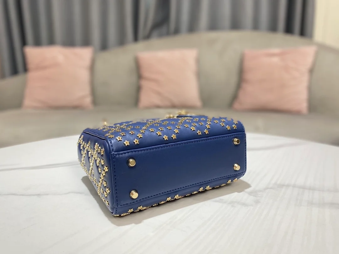 디올 레이디 럭키 스타 까나쥬 체인백