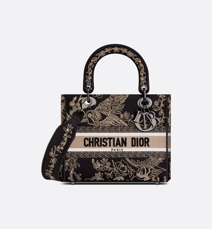 디올 레이디 D-LITE 미디움 핸드백