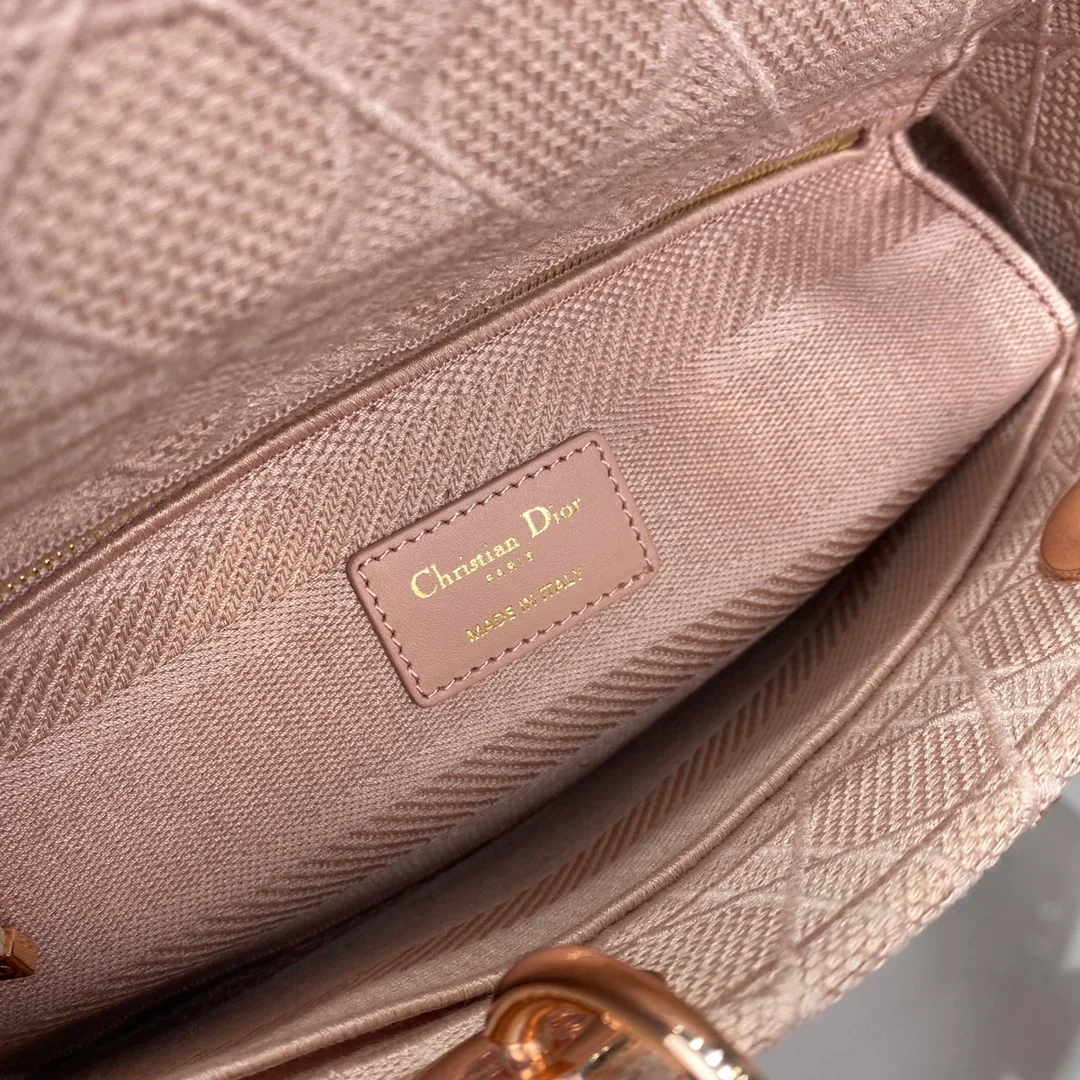 디올 레이디 D-LITE 미디움 백 로즈우드