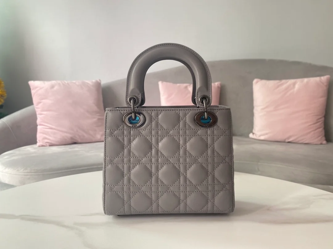 디올 레이디 MY ABCDIOR 스몰 백 그레이