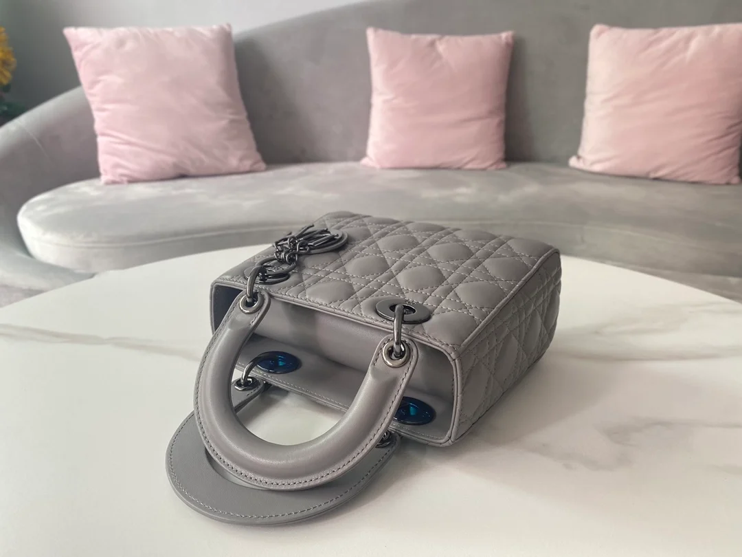 디올 레이디 MY ABCDIOR 스몰 백 그레이