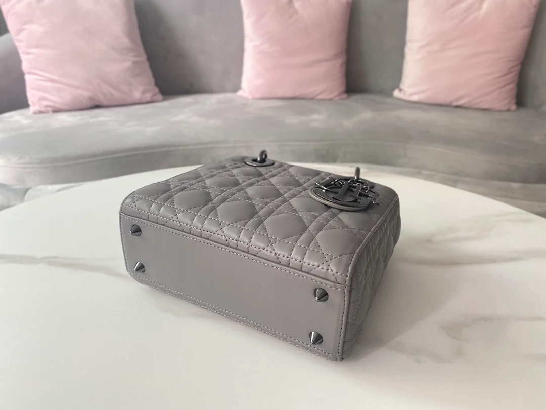 디올 레이디 MY ABCDIOR 스몰 백 그레이