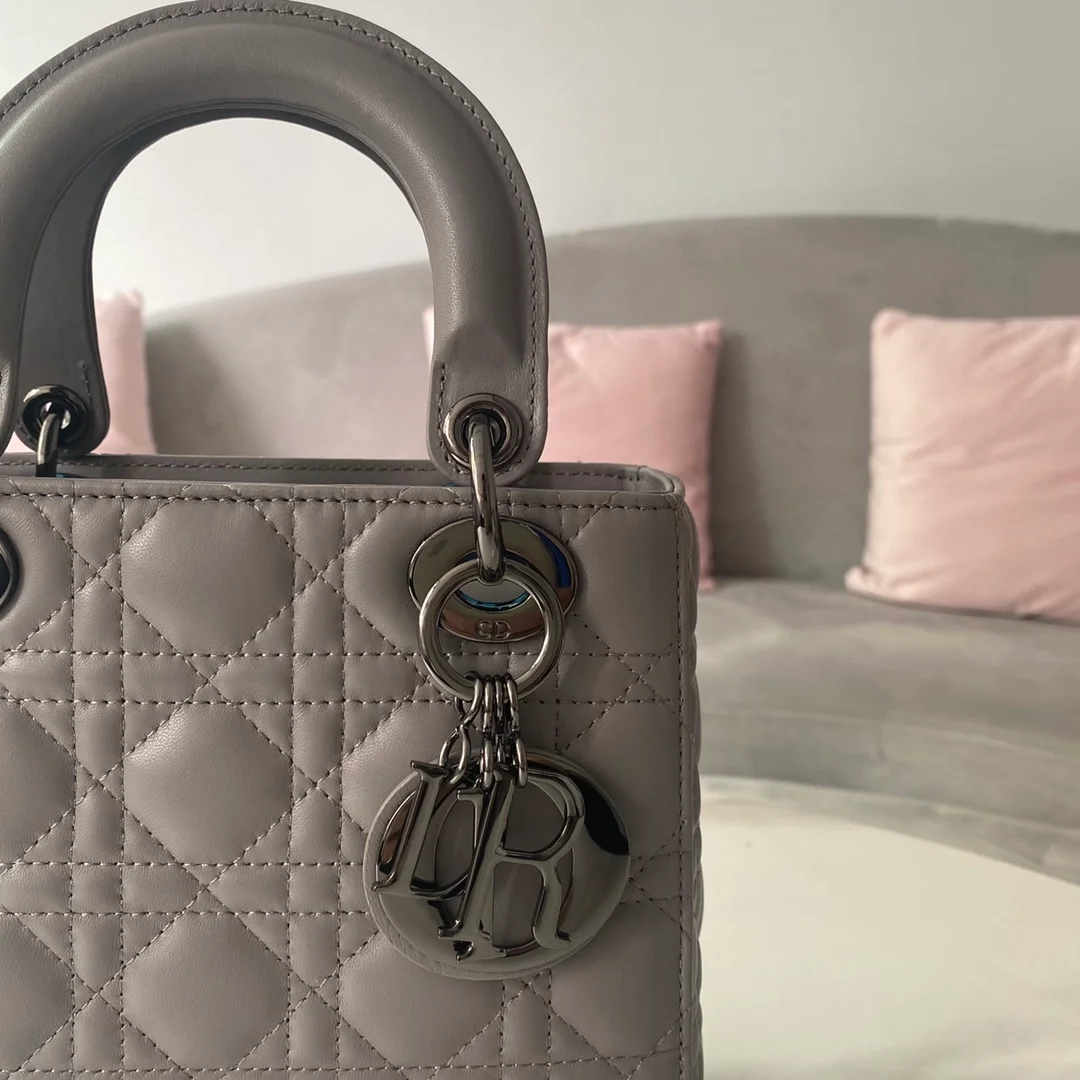 디올 레이디 MY ABCDIOR 스몰 백 그레이