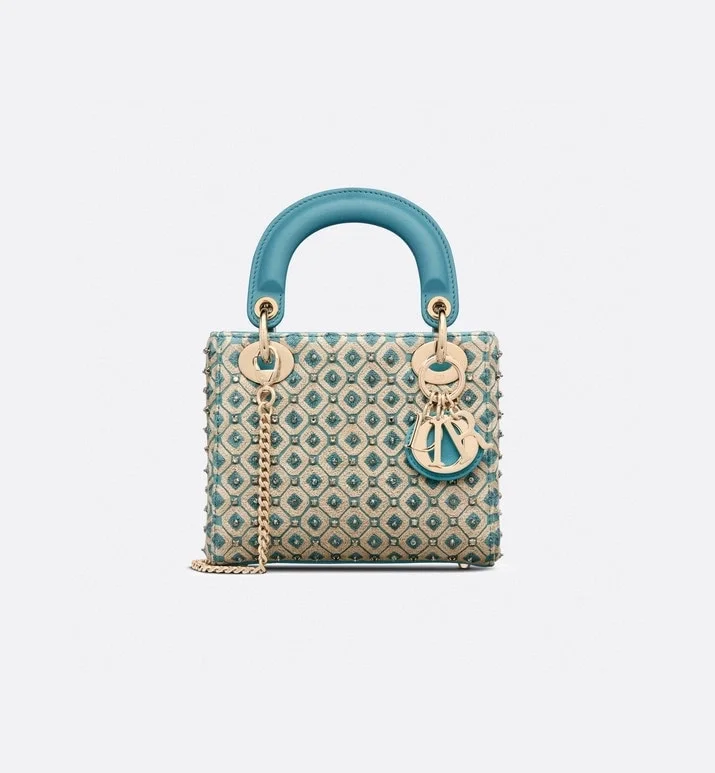 디올 레이디 미니 백 블루