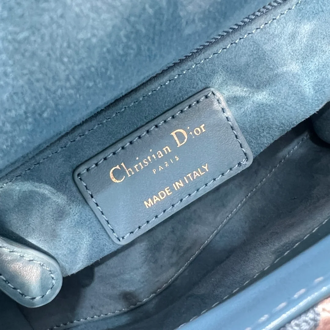 디올 레이디 미니 백 블루