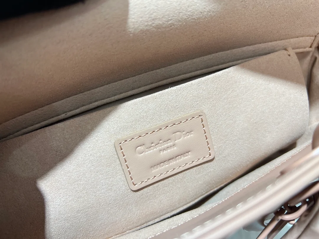 디올 레이디 D-JOY 미디움 백 핑크