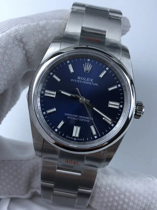 롤렉스 오이스터 퍼페츄얼 41mm 브라이트 블루
