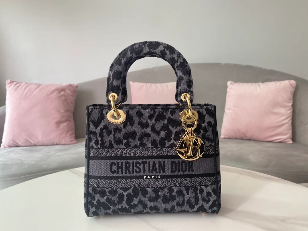 디올 레이디 D-LITE Mizza 미디움 백