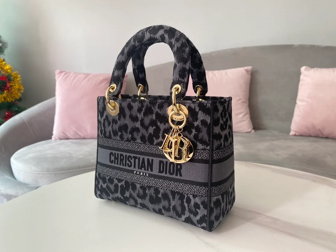 디올 레이디 D-LITE Mizza 미디움 백