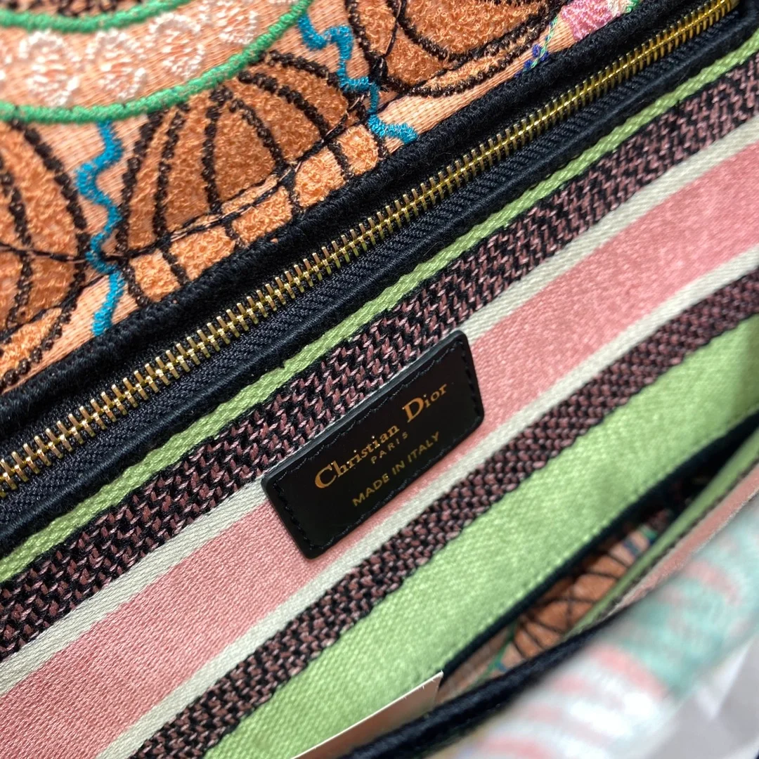 디올 레이디 D-LITE 멀티컬러 미디움 백