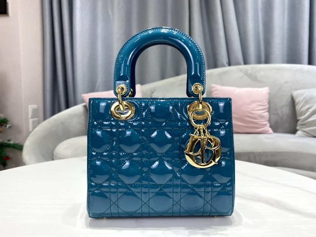 디올 레이디 백 딥 씨 블루