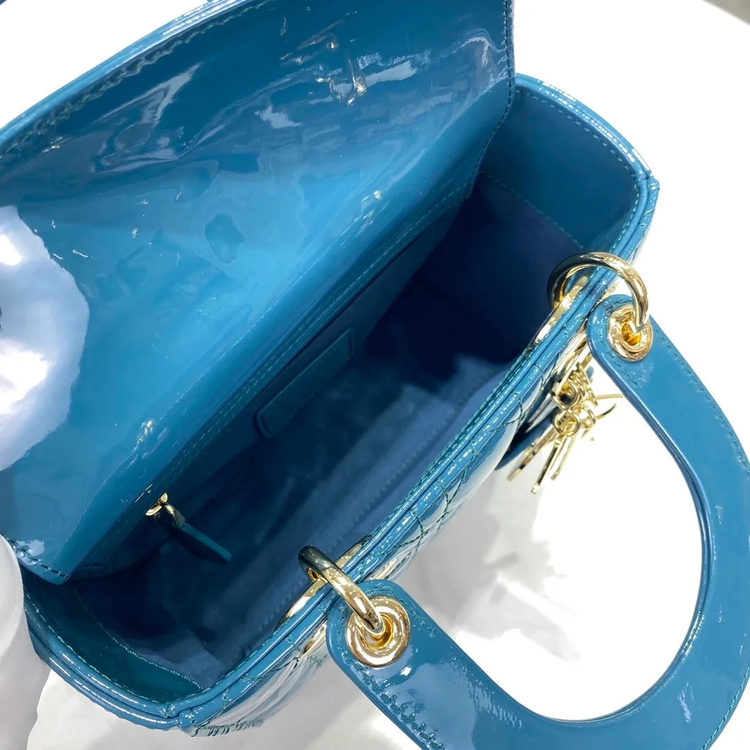 디올 레이디 백 딥 씨 블루