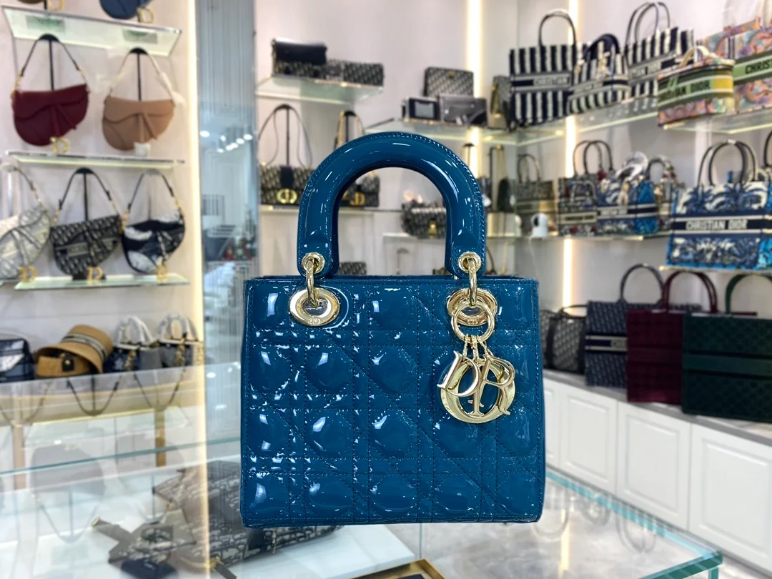 디올 레이디 백 딥 씨 블루