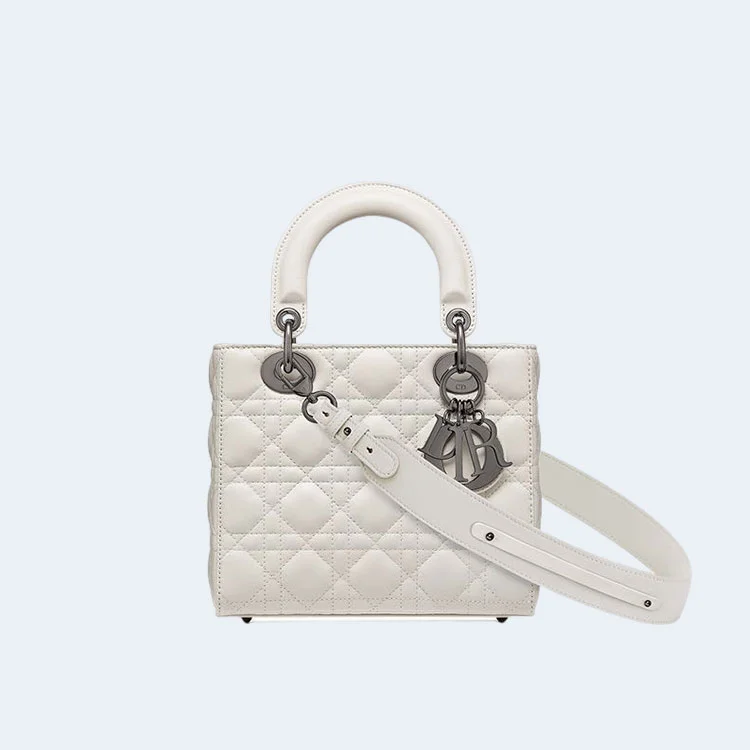 디올 레이디 MY ABCDIOR 스몰 백 화이트