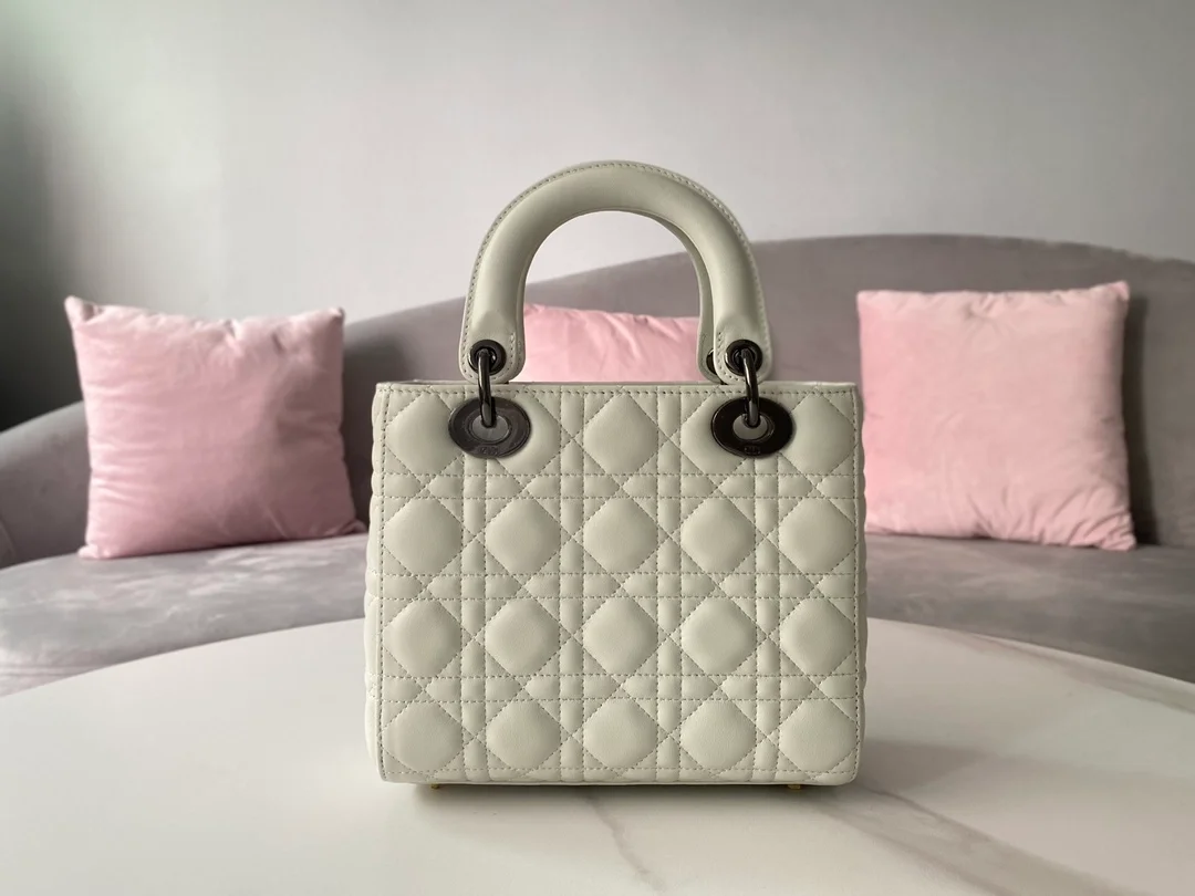 디올 레이디 MY ABCDIOR 스몰 백 화이트