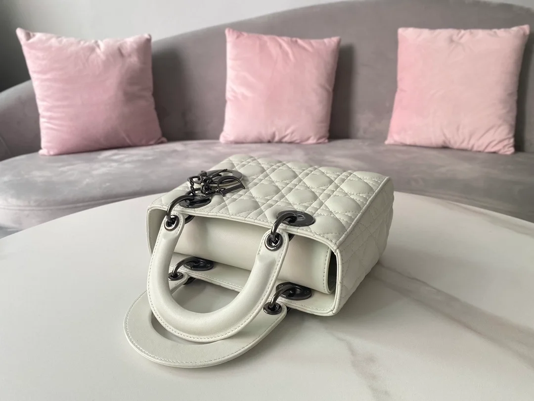 디올 레이디 MY ABCDIOR 스몰 백 화이트