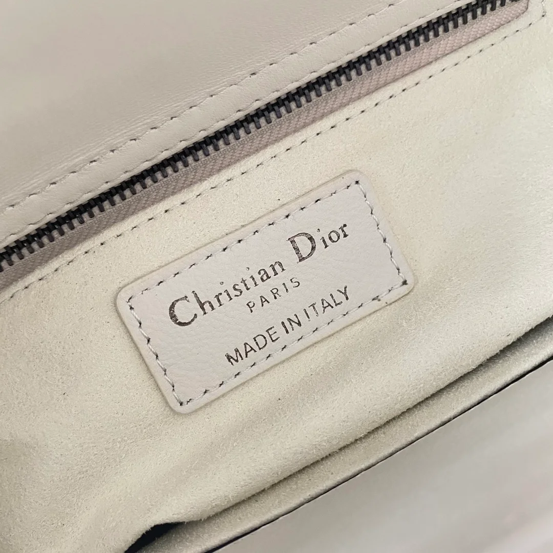 디올 레이디 MY ABCDIOR 스몰 백 화이트