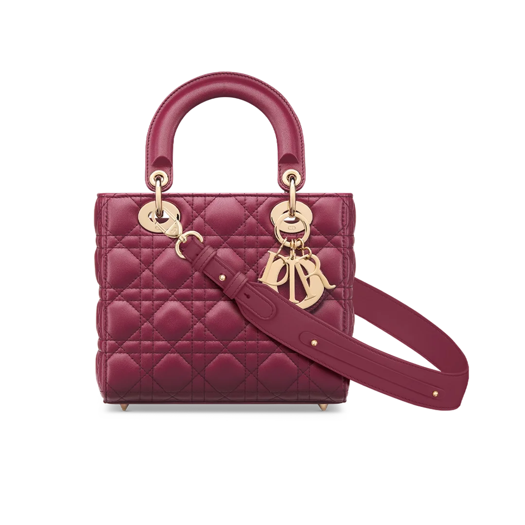 디올 레이디 MY ABCDIOR 스몰 백 딥 푸시아