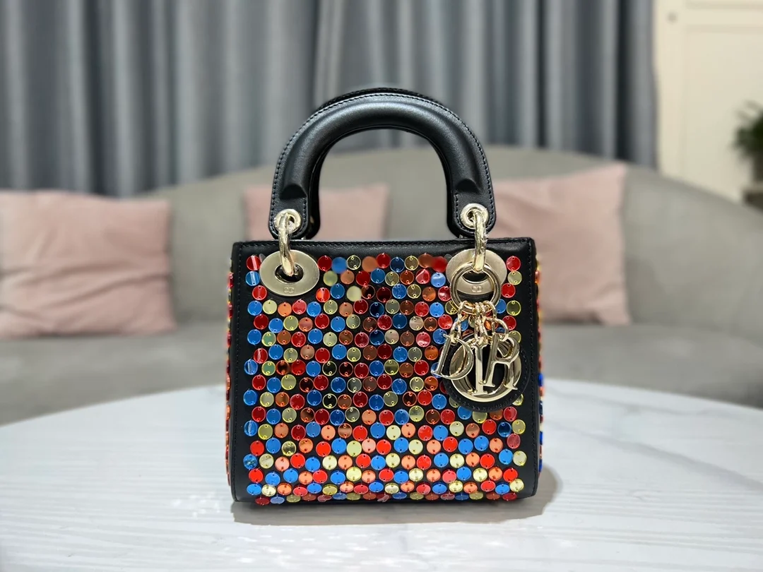 디올 레이디 까나쥬 미니 백