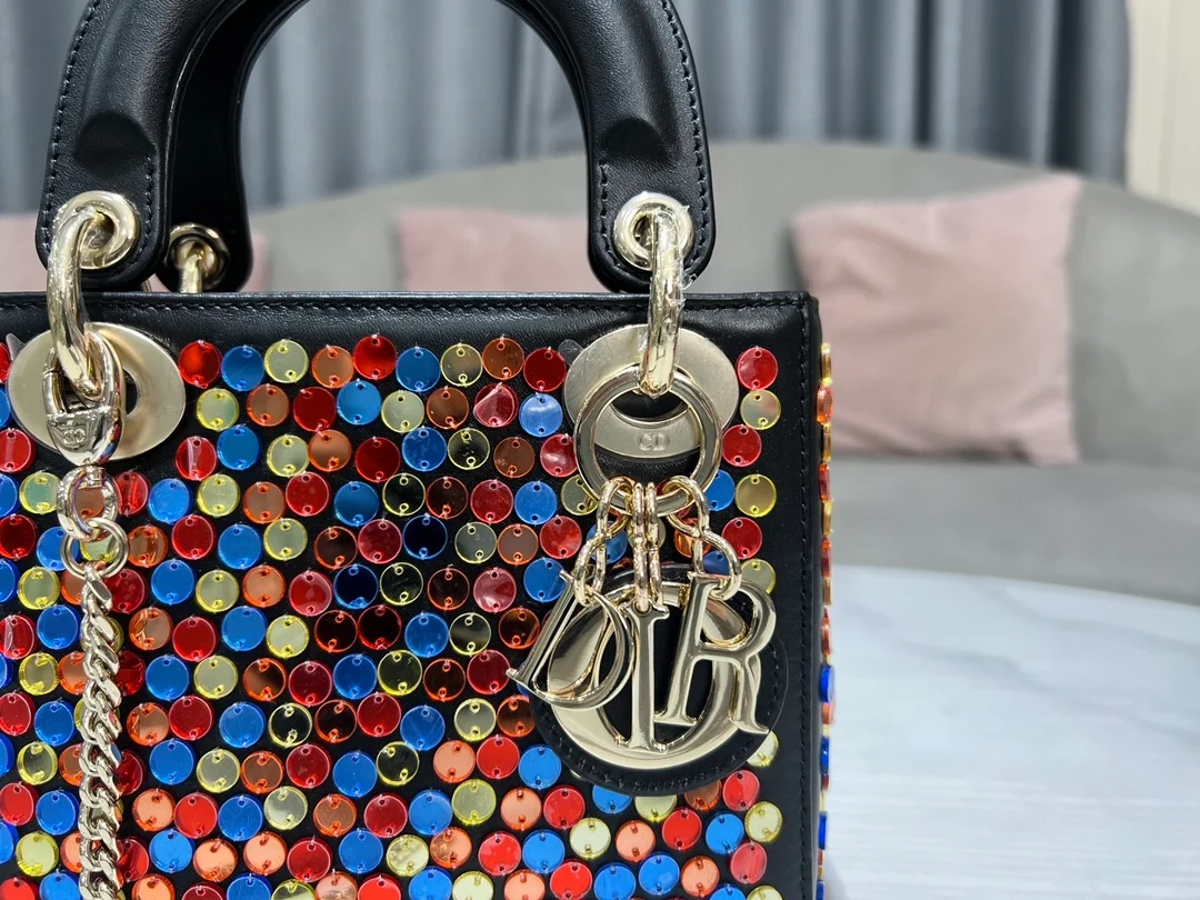 디올 레이디 까나쥬 미니 백