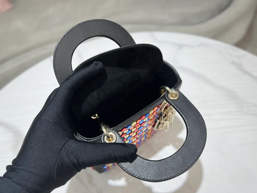 디올 레이디 까나쥬 미니 백