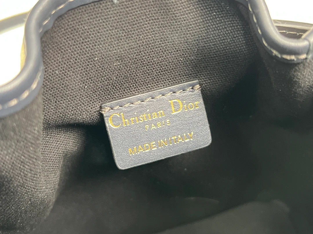 디올 C'EST 내추럴 데님 블루 스몰 백