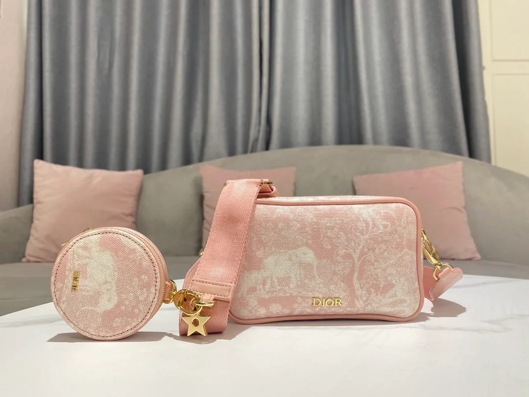 디올 멀티펑셔널 스몰 백 핑크