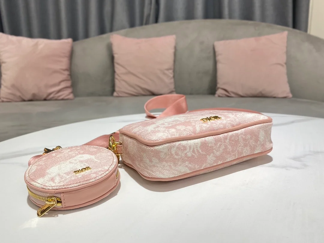 디올 멀티펑셔널 스몰 백 핑크