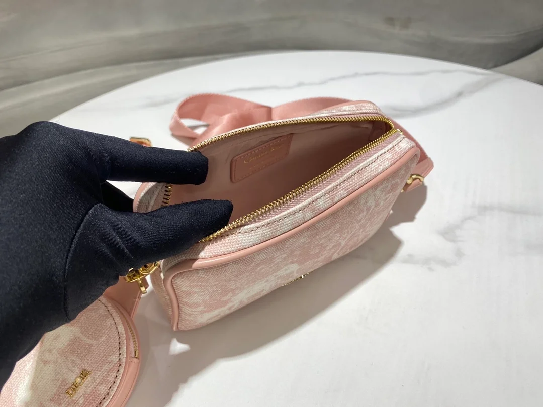 디올 멀티펑셔널 스몰 백 핑크