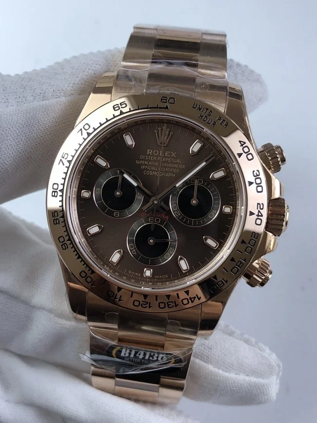 롤렉스 데이토나 브라운 다이얼 브레이슬릿