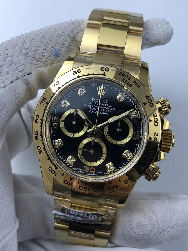 롤렉스 데이토나 다이아 옐로우 블랙 브레이슬릿