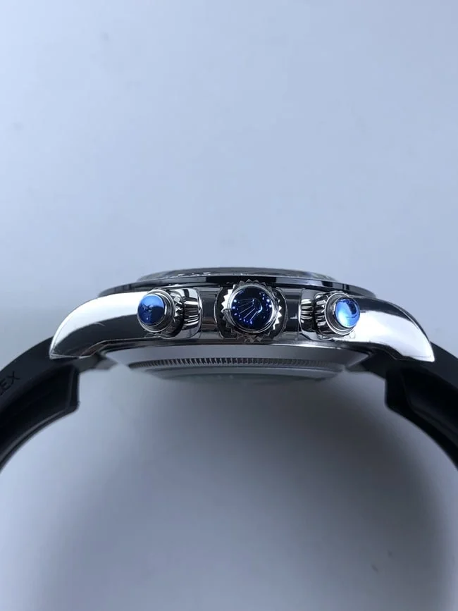 롤렉스 데이토나 다이아 세라믹 실버 다이얼 러버