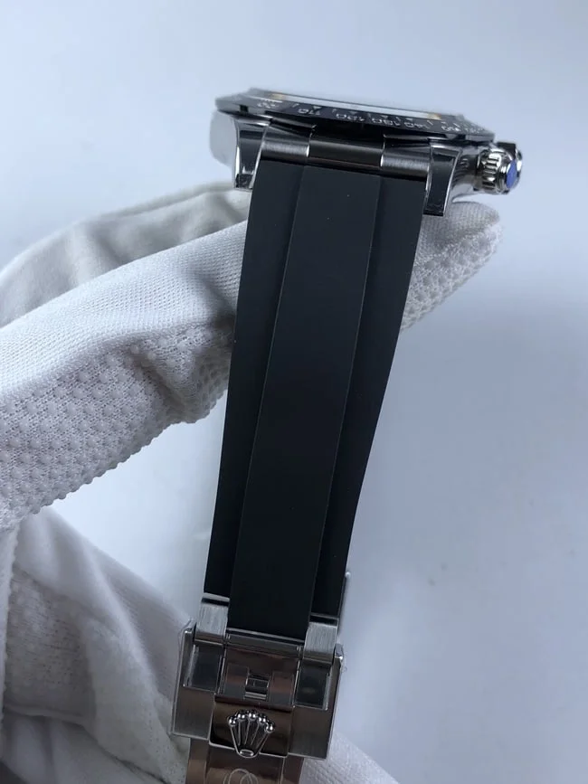 롤렉스 데이토나 다이아 세라믹 실버 다이얼 러버