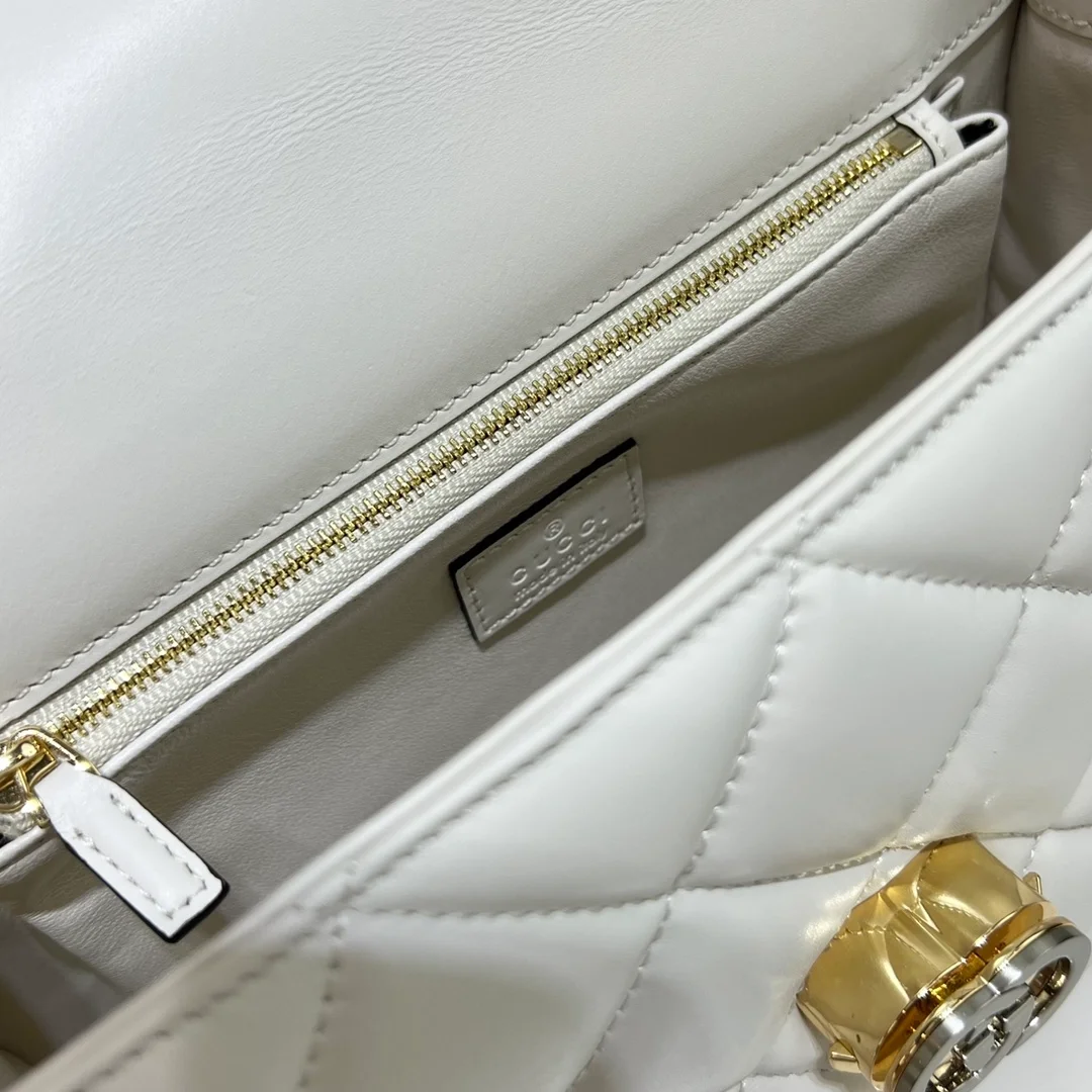 구찌 오프화이트 데코 스몰 숄더백