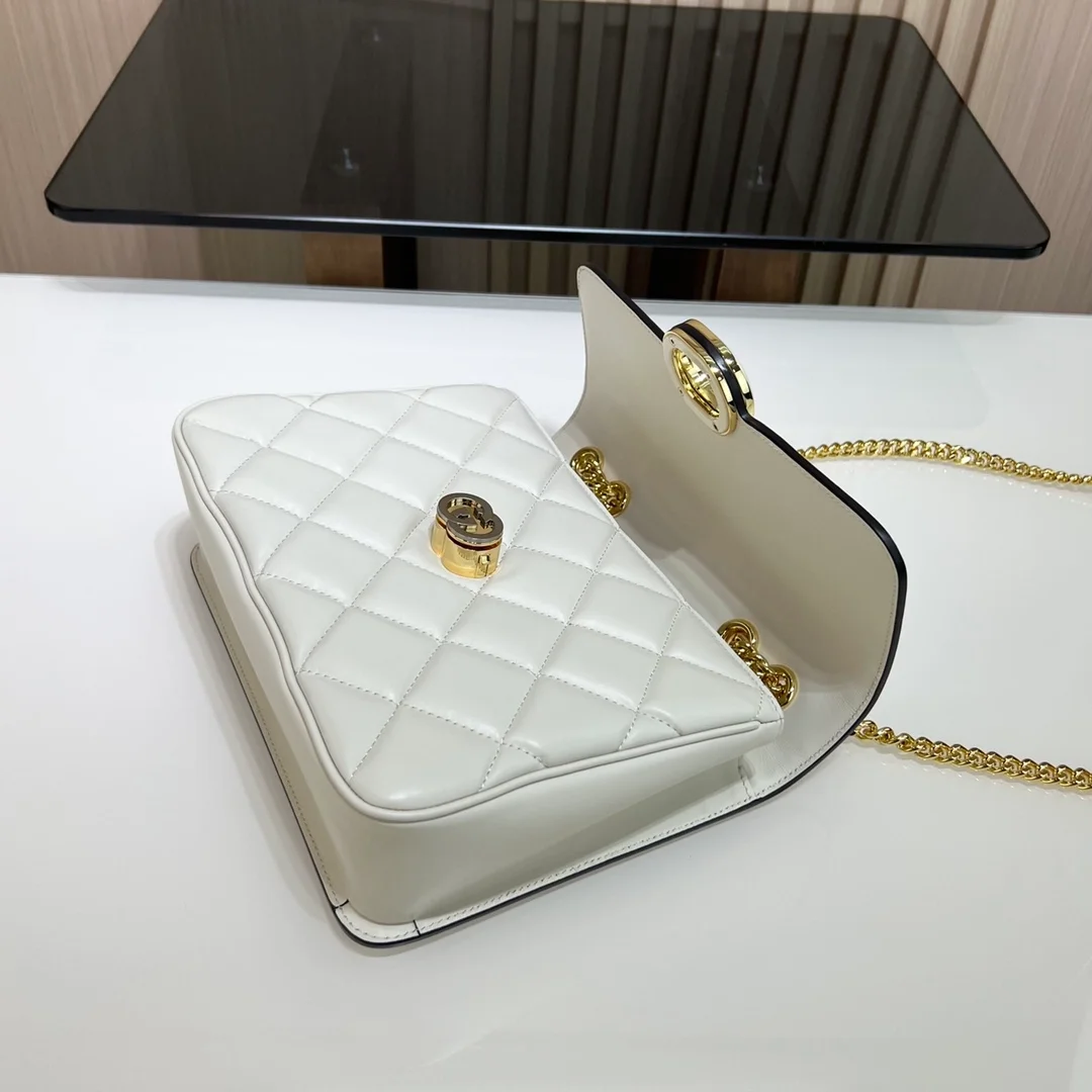 구찌 오프화이트 데코 스몰 숄더백