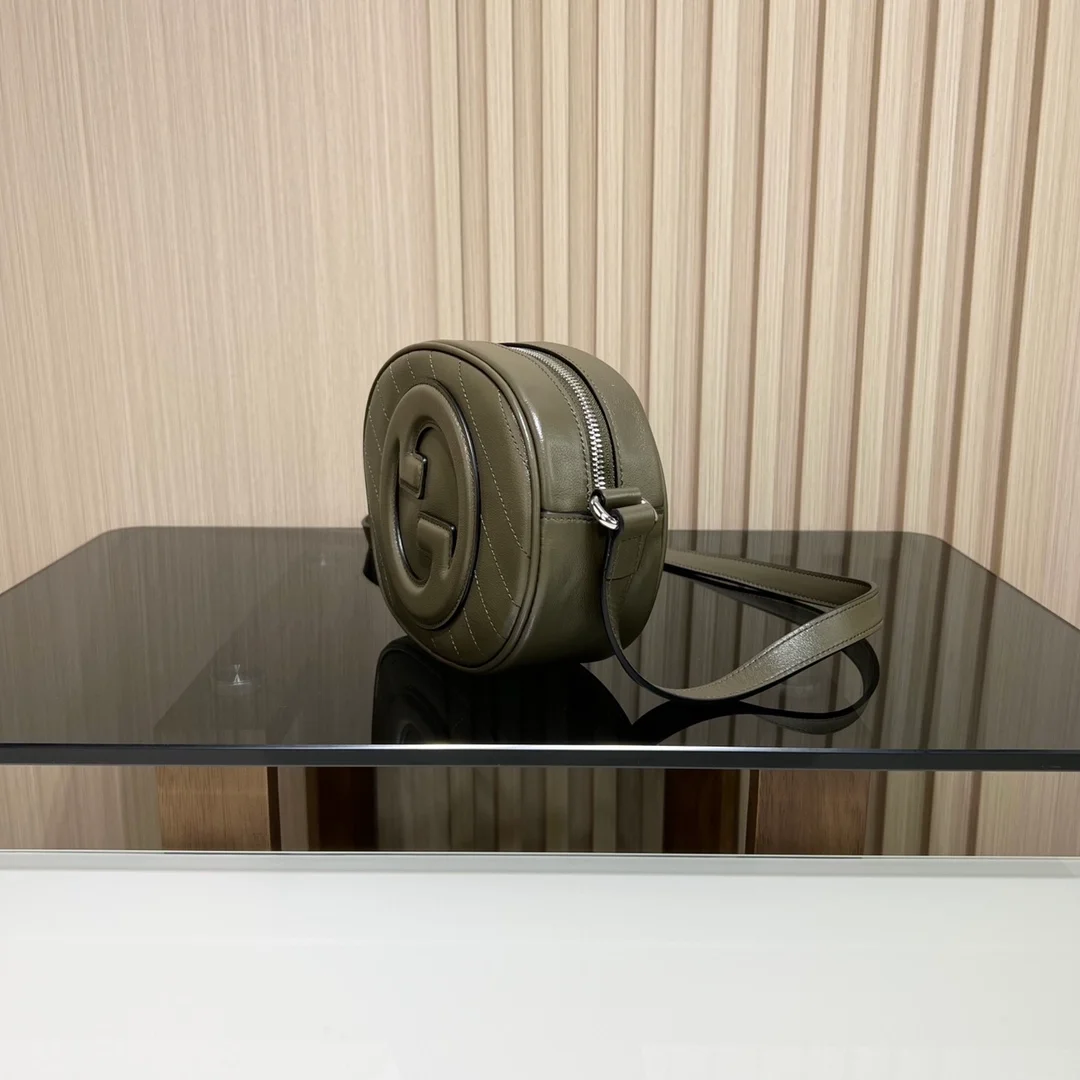 구찌 블론디 미니 숄더백 다크 그린