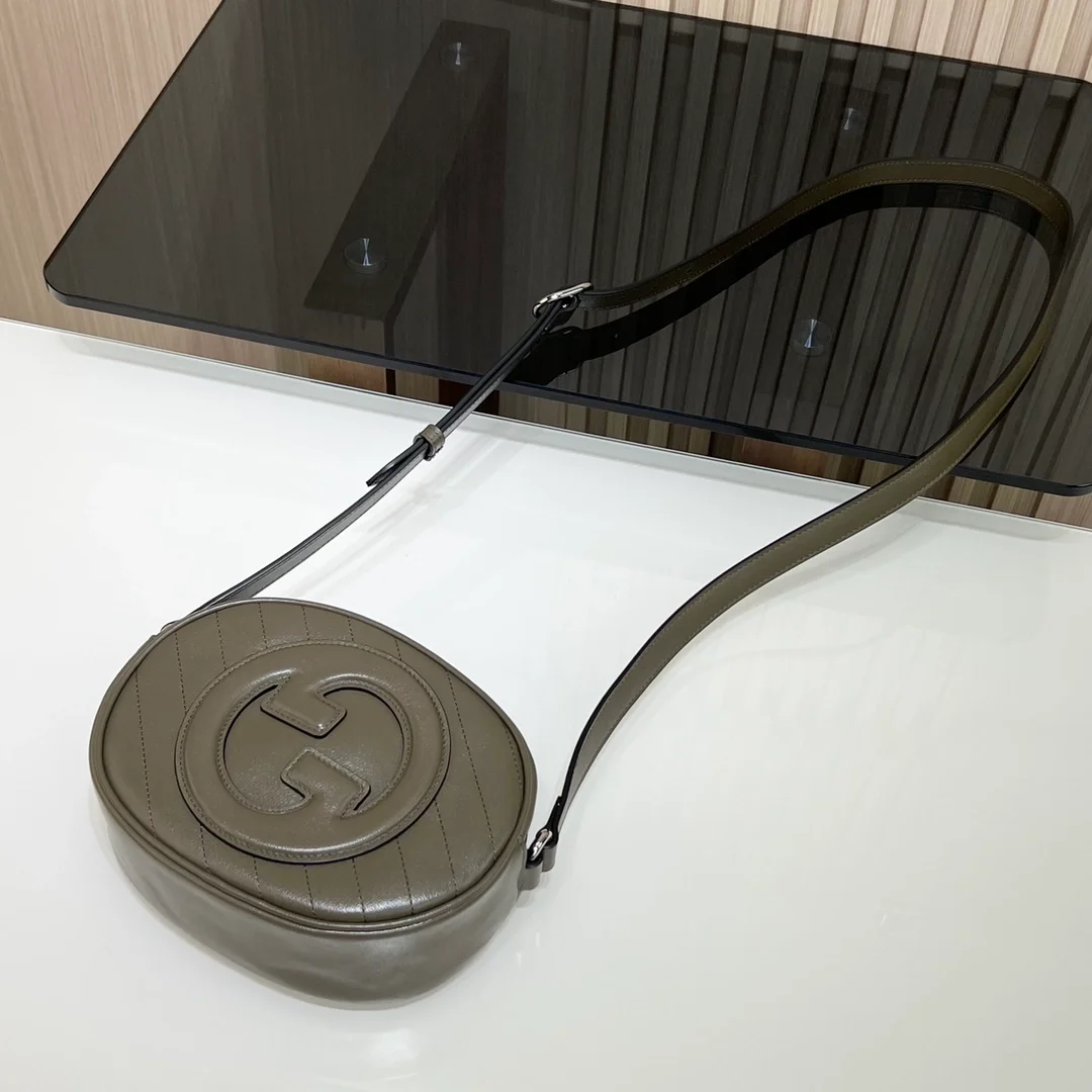 구찌 블론디 미니 숄더백 다크 그린