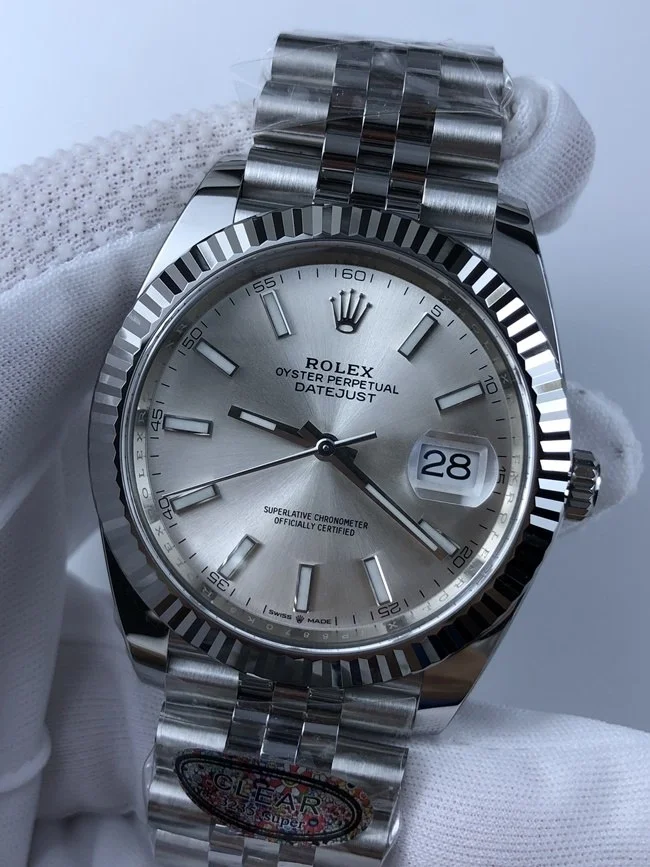 롤렉스 데이저스트 41mm 실버 바인덱스 쥬빌래