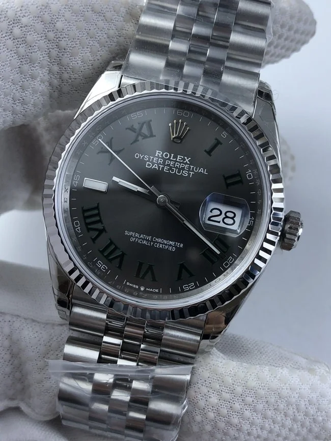 롤렉스 데이저스트 41mm 슬레이트 로만 쥬빌래