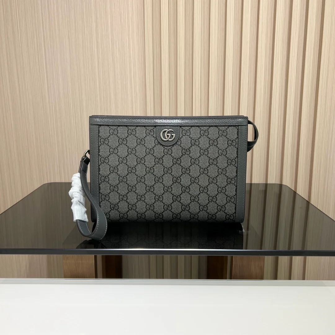 구찌 오피디아 GG 파우치 블랙 슈프림