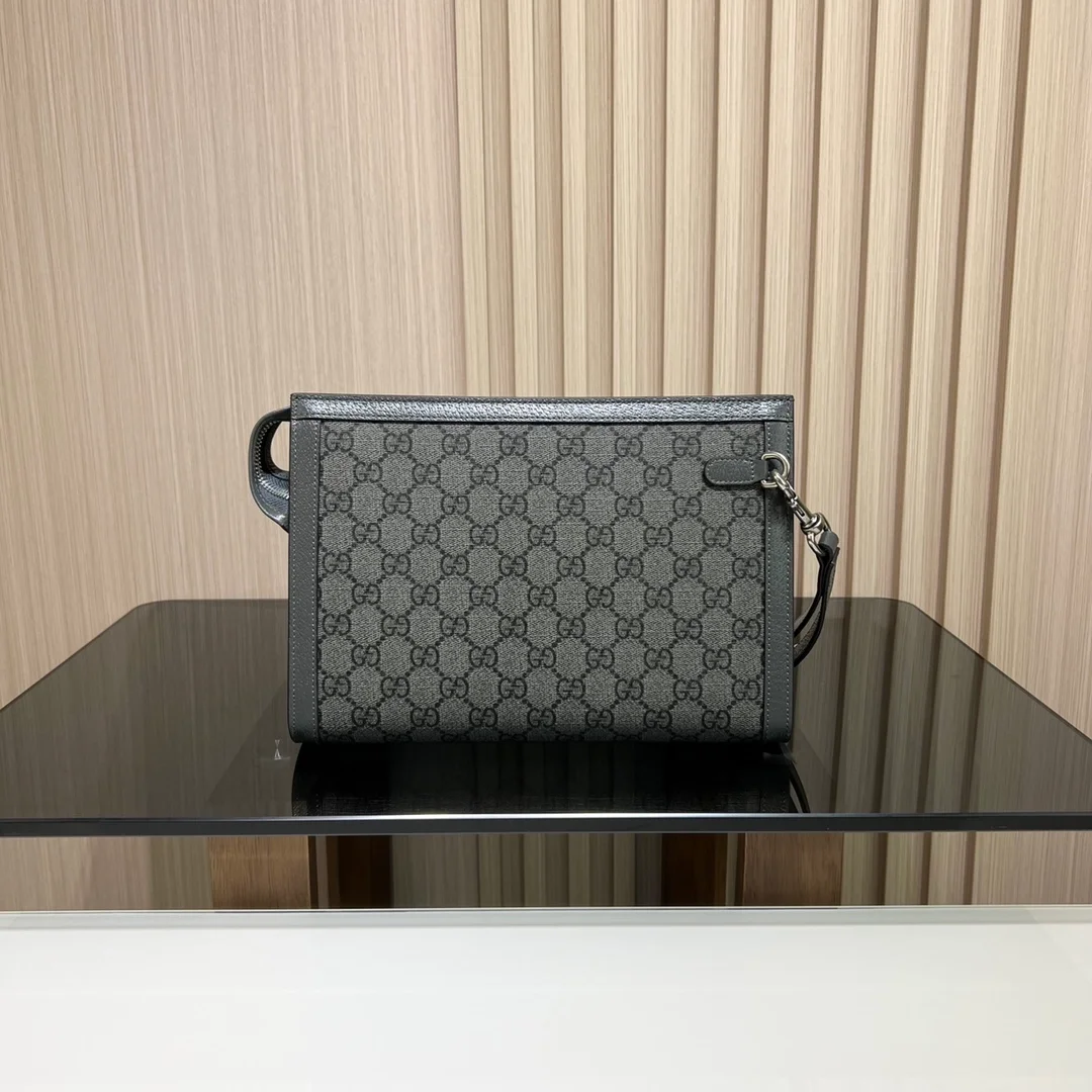 구찌 오피디아 GG 파우치 블랙 슈프림