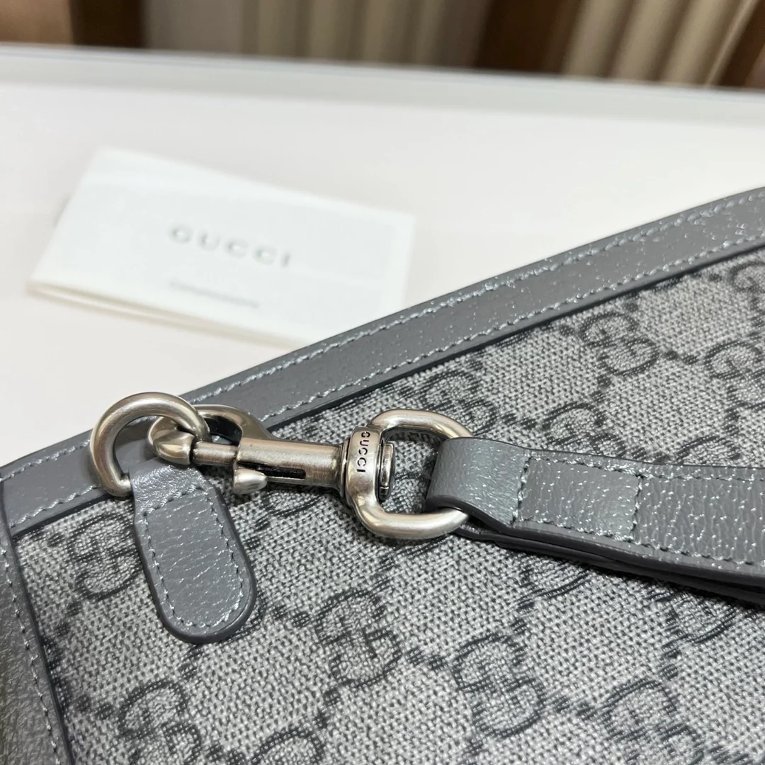 구찌 오피디아 GG 파우치 블랙 슈프림