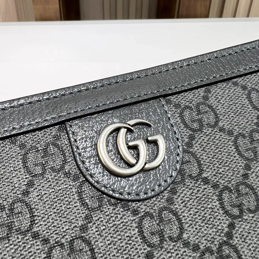 구찌 오피디아 GG 파우치 블랙 슈프림