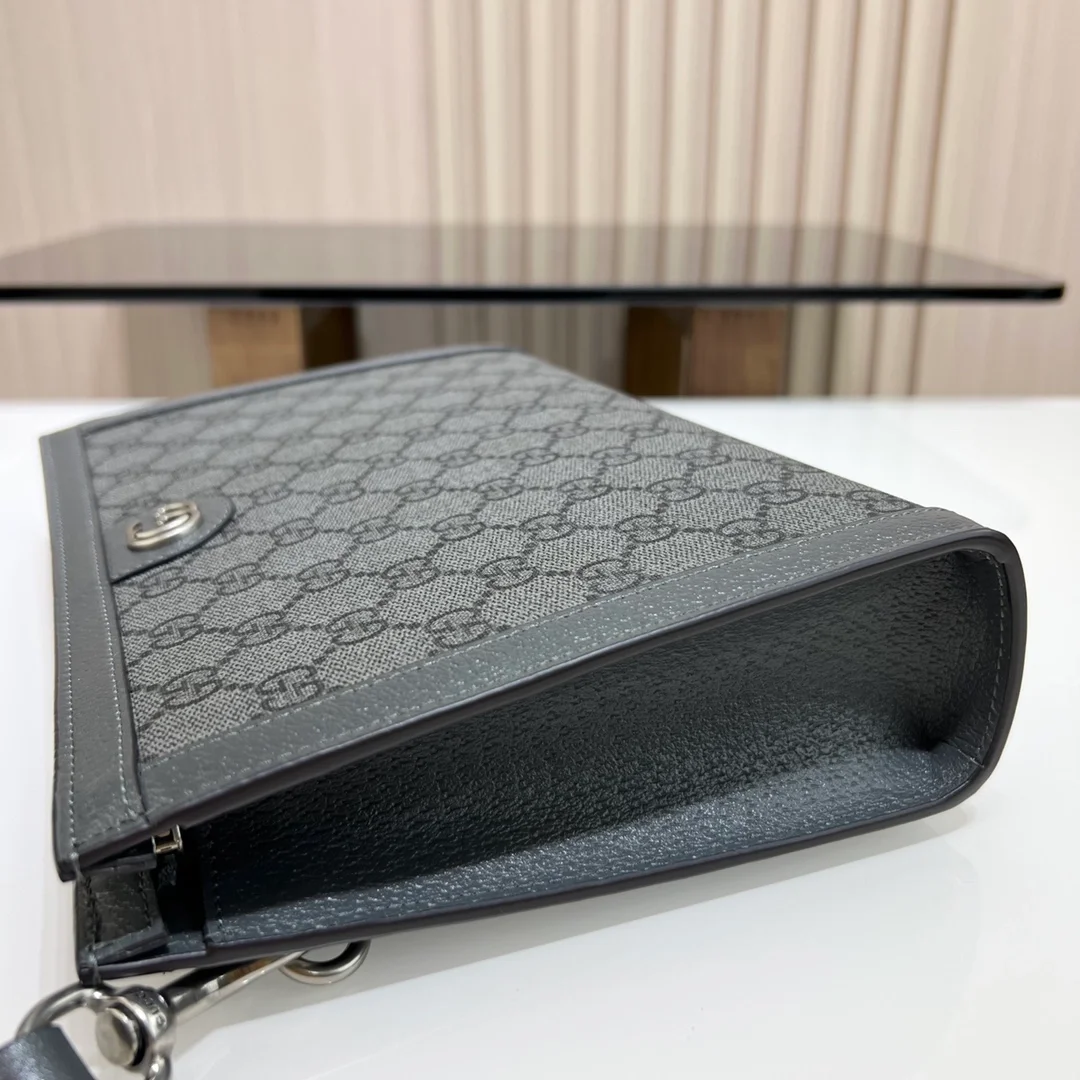 구찌 오피디아 GG 파우치 블랙 슈프림