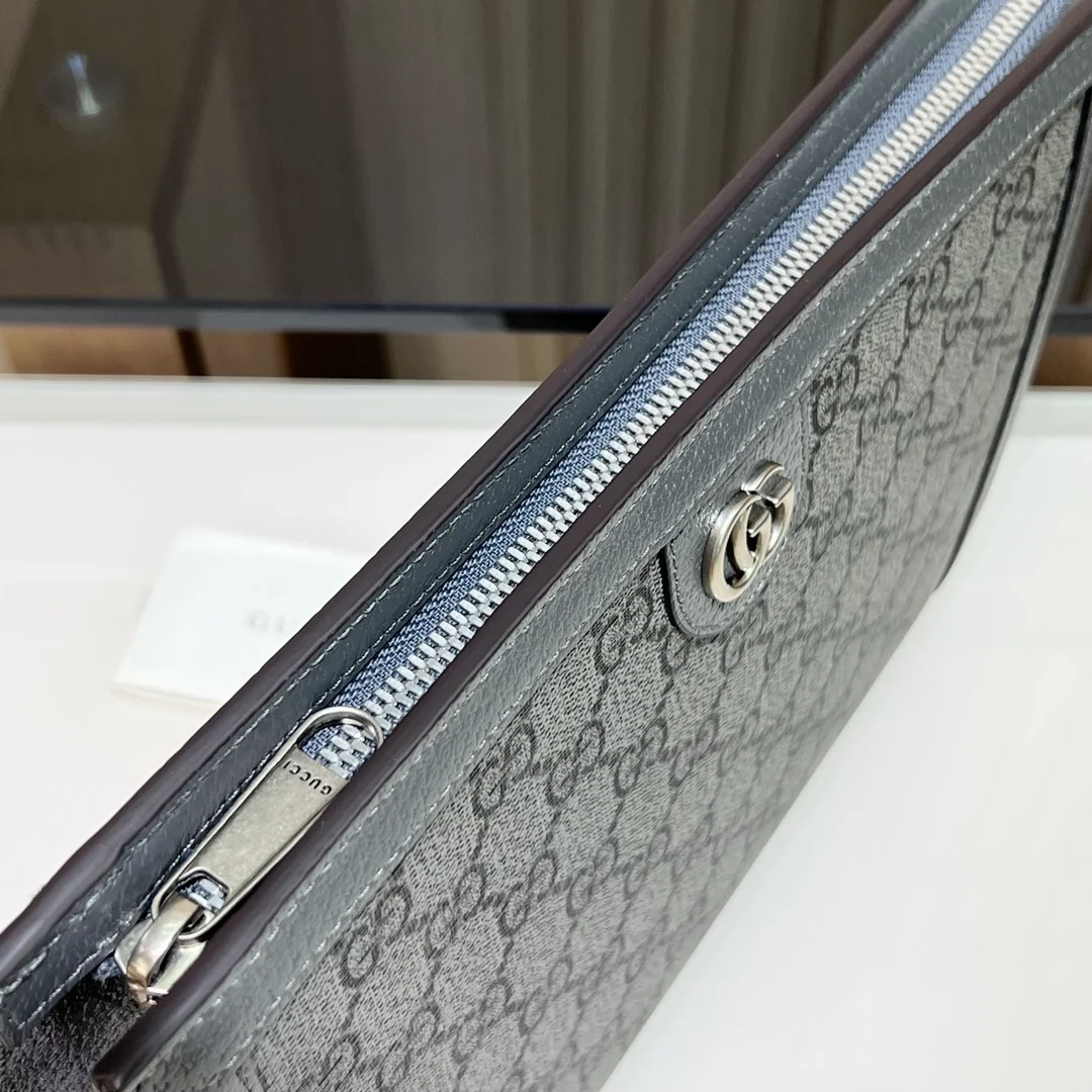 구찌 오피디아 GG 파우치 블랙 슈프림